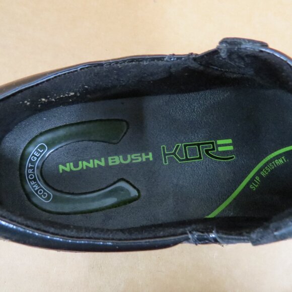 Nunn Bush Bleeker Street Bike Toe Slip On Comfortable Shoes Black 84357-001 main image 6